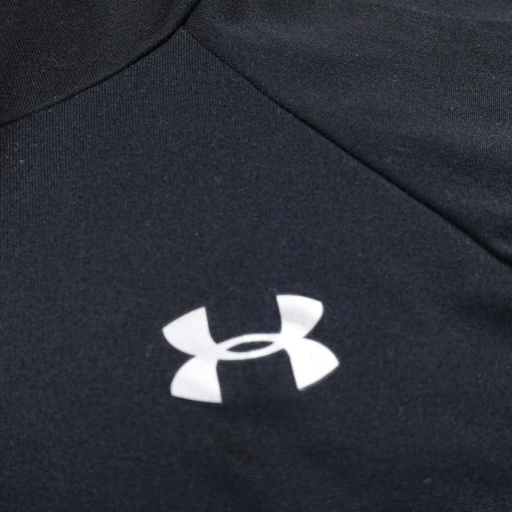 Under Armour Hoodie Womens M Black Loose HeatGear Sweater Sweatshirt‎ Pullover - Picture 2 of 10